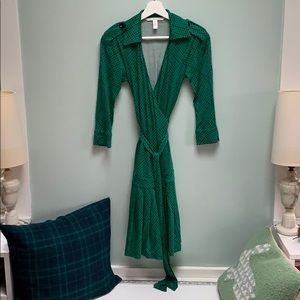 Diane von Furstenberg print jersey dress